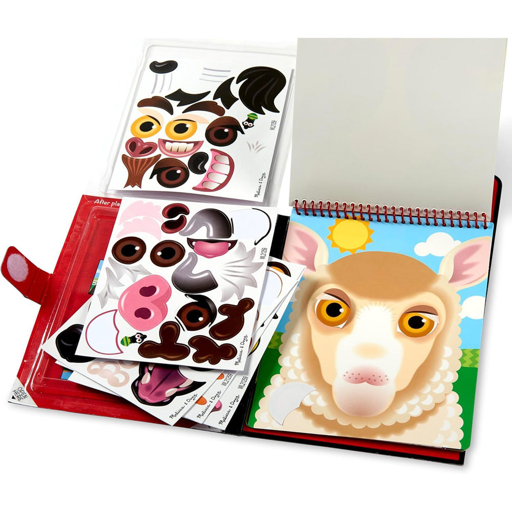 Melissa & Doug Kids/Childrens On The Go Reusable Stickers Farm Toy 4y+ — image 2