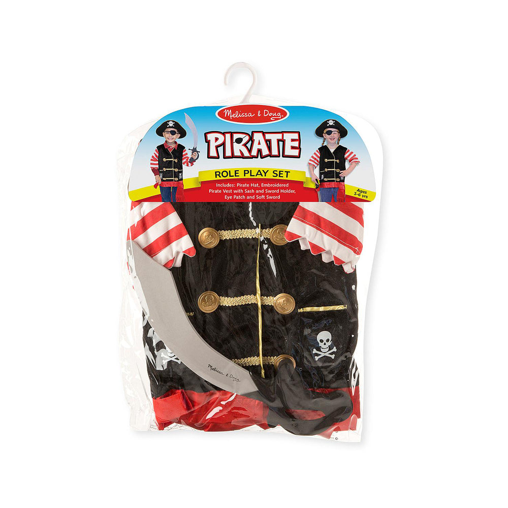 Melissa & Doug Kids/Childrens Pirate Role Play Costume Toy Set 3+ — image 7