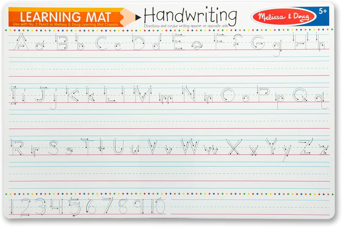 Melissa & Doug Kids/Childrens Write-A-Mat Bundle of 6 Handwriting Toy 5+ — image 4