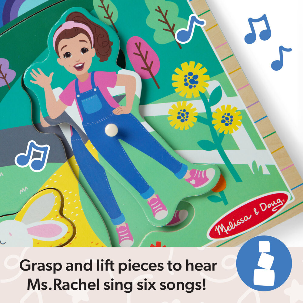 Melissa & Doug Ms. Rachel Song Wooden Puzzle 26cm Kids/Children Toy 2y+ (6 Pieces) — image 5