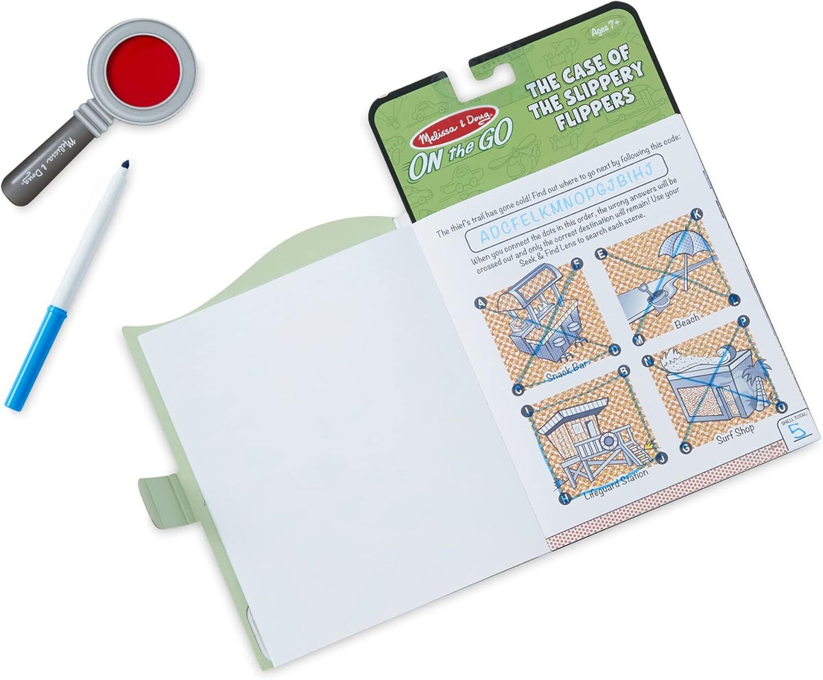 Melissa & Doug On The Go Secret Decoder Slippery Flippers Kids/Childrens Toy 6+ — image 4