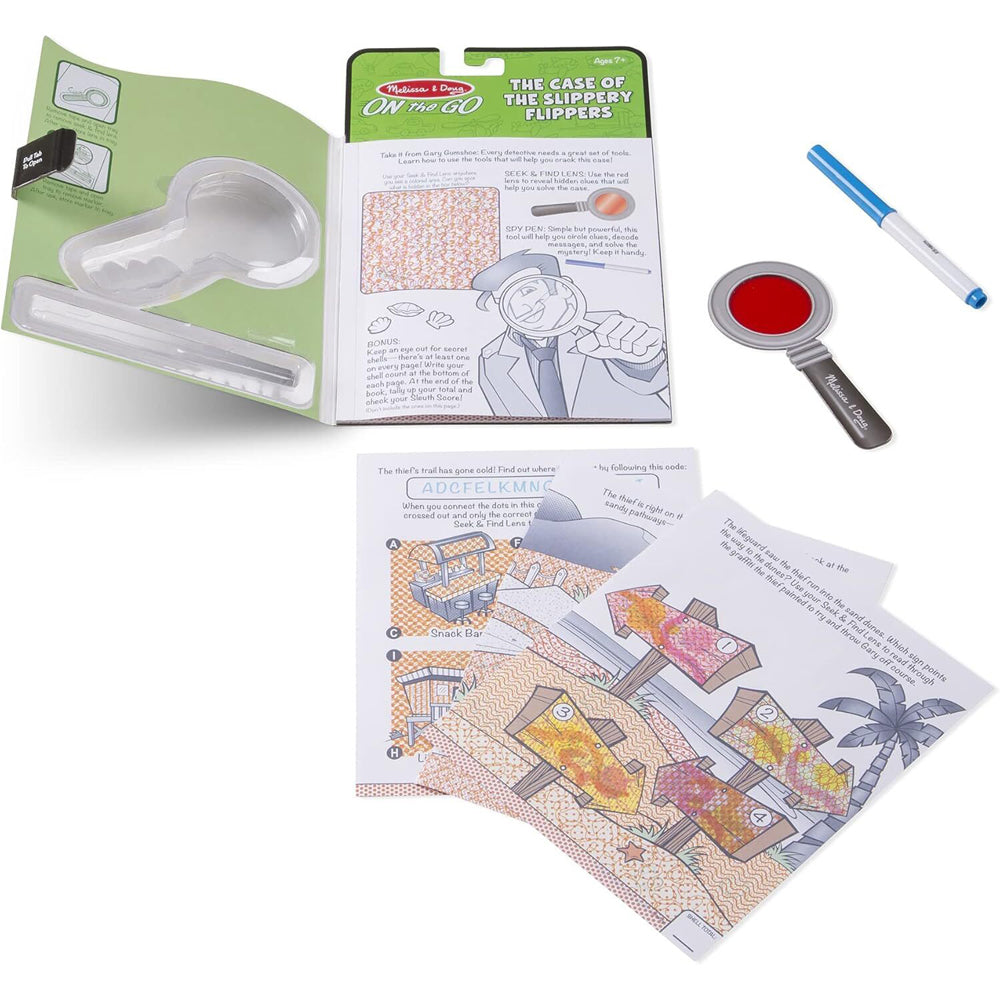 Melissa & Doug On The Go Secret Decoder Slippery Flippers Kids/Childrens Toy 6+ — image 3