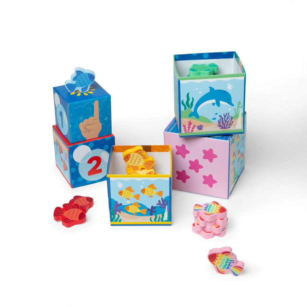 Melissa & Doug Ms. Rachel Nesting Tower Blocks Kids Toy Sort Count 2y+ — image 2