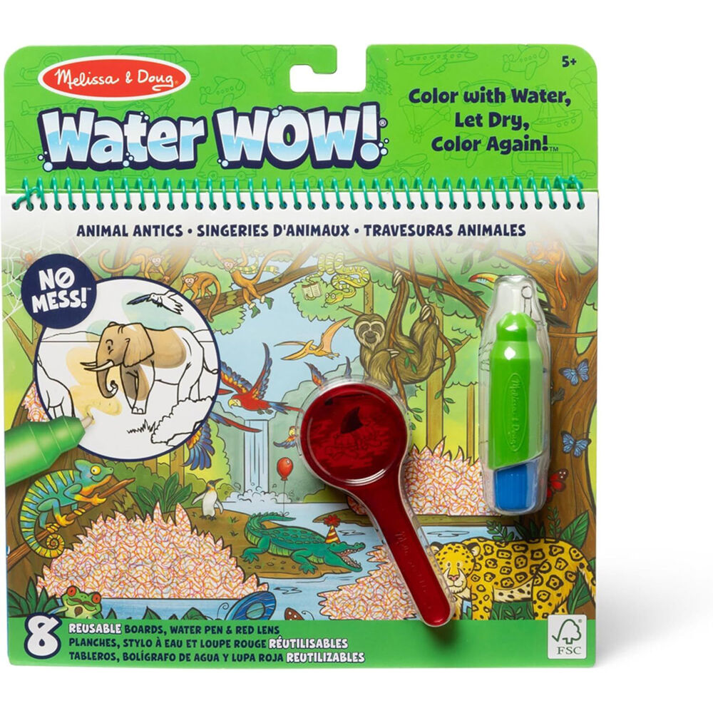 Melissa & Doug On The Go Water WOW Animal Antics Deluxe Kids Toy