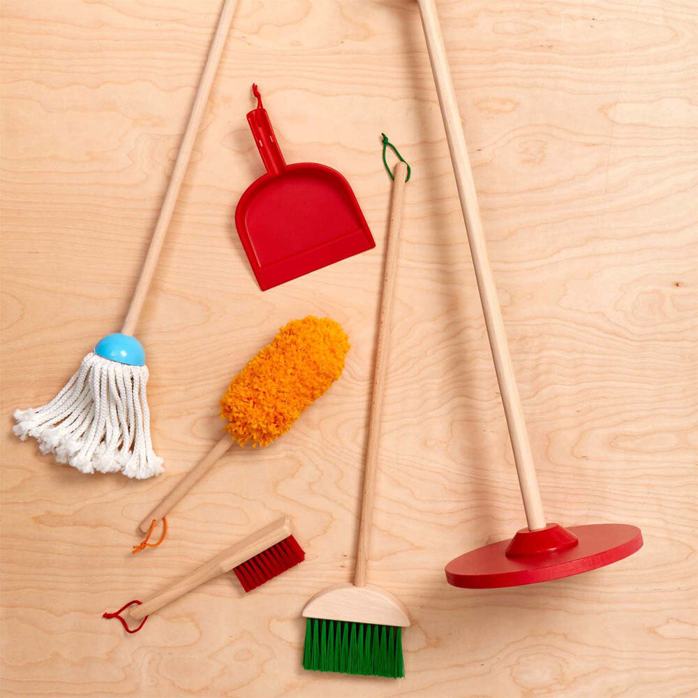 Melissa & Doug Cleaning Kit w/ Stand Kids/Children Pretend Play Toy 3y+ (6 Pieces) — image 2