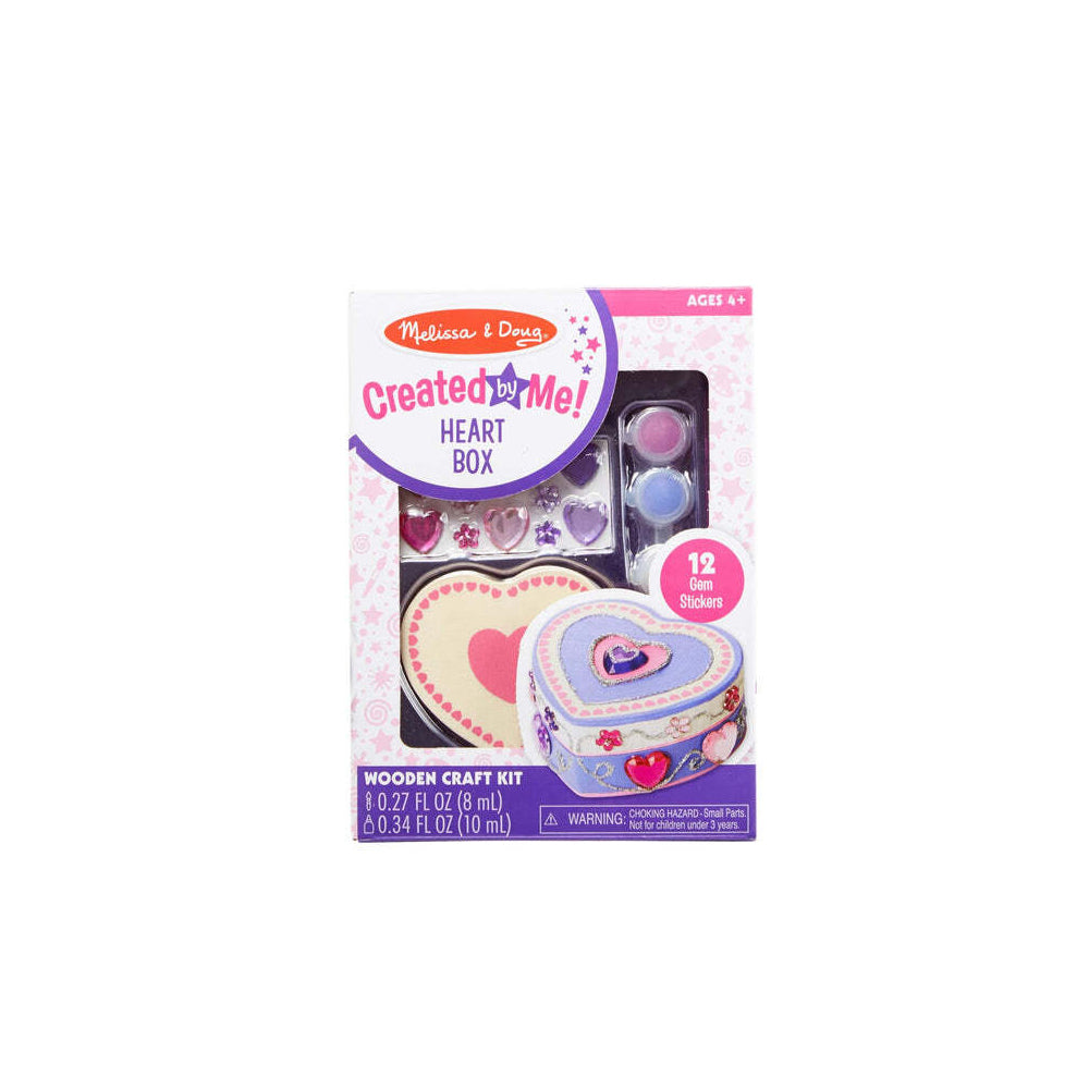 Melissa & Doug Created by Me! Wooden Heart Box Kids/Childrens Play Toy 4y+