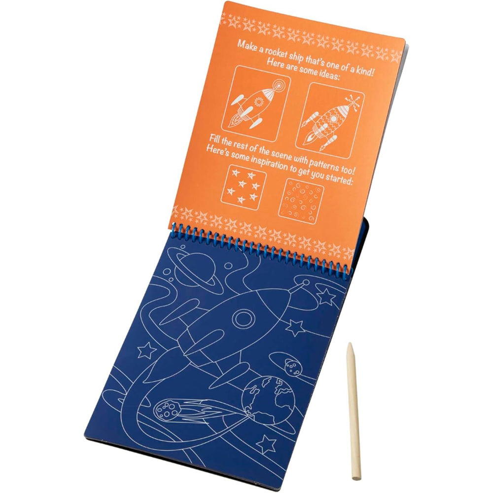 Melissa & Doug Kids/Childrens Scratch Art Pad On The Go Vehicles Toy 5+ — image 2