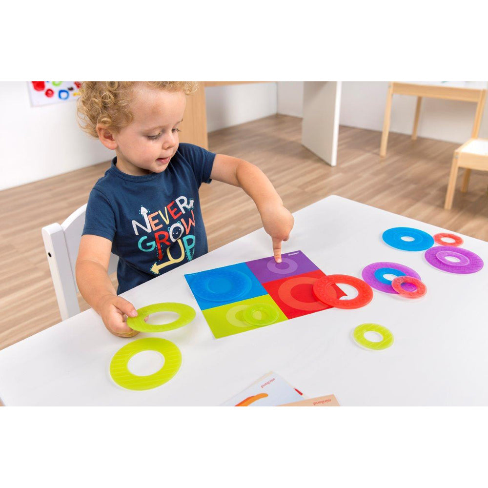 Miniland Aptitude Translucent Activity Math Educational Colour Rings Kids 2-5y — image 3