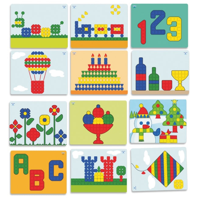 Miniland Giant Superpegs Mosaic Board Pattern Activity Toy Kids/Children 3y+