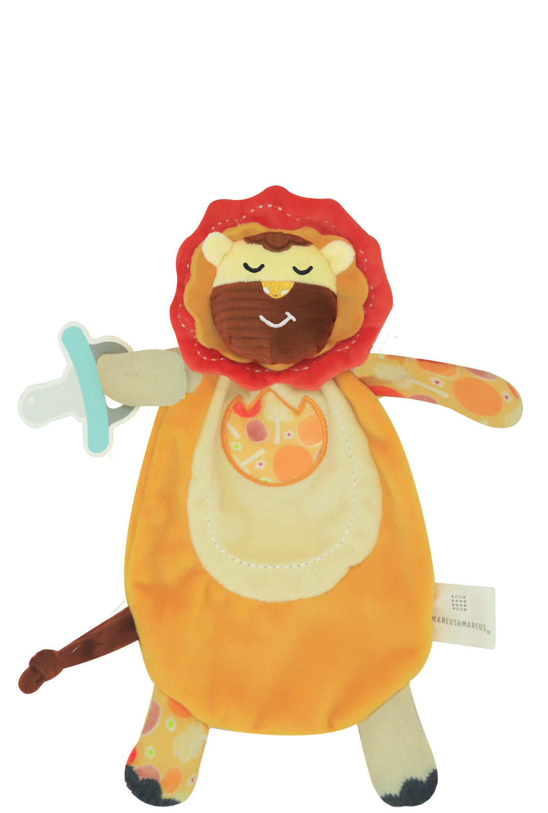 Marcus & Marcus 27cm Marcus Lion Sensory Security Blanket Baby/Infant 0+ Red — image 2