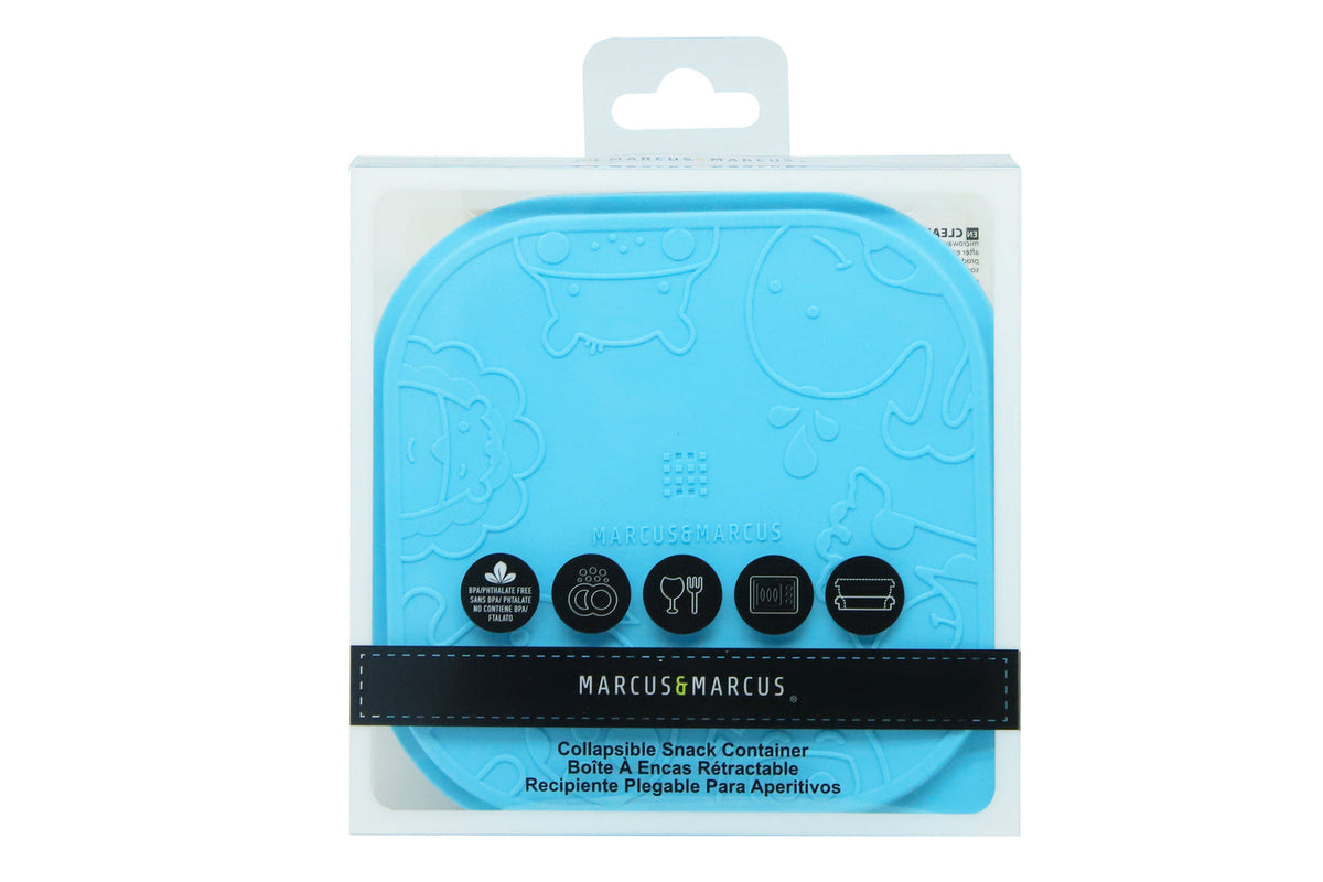 Marcus & Marcus Collapsible Snack Container Food Stroage Box w/Lid Silicone — image 2