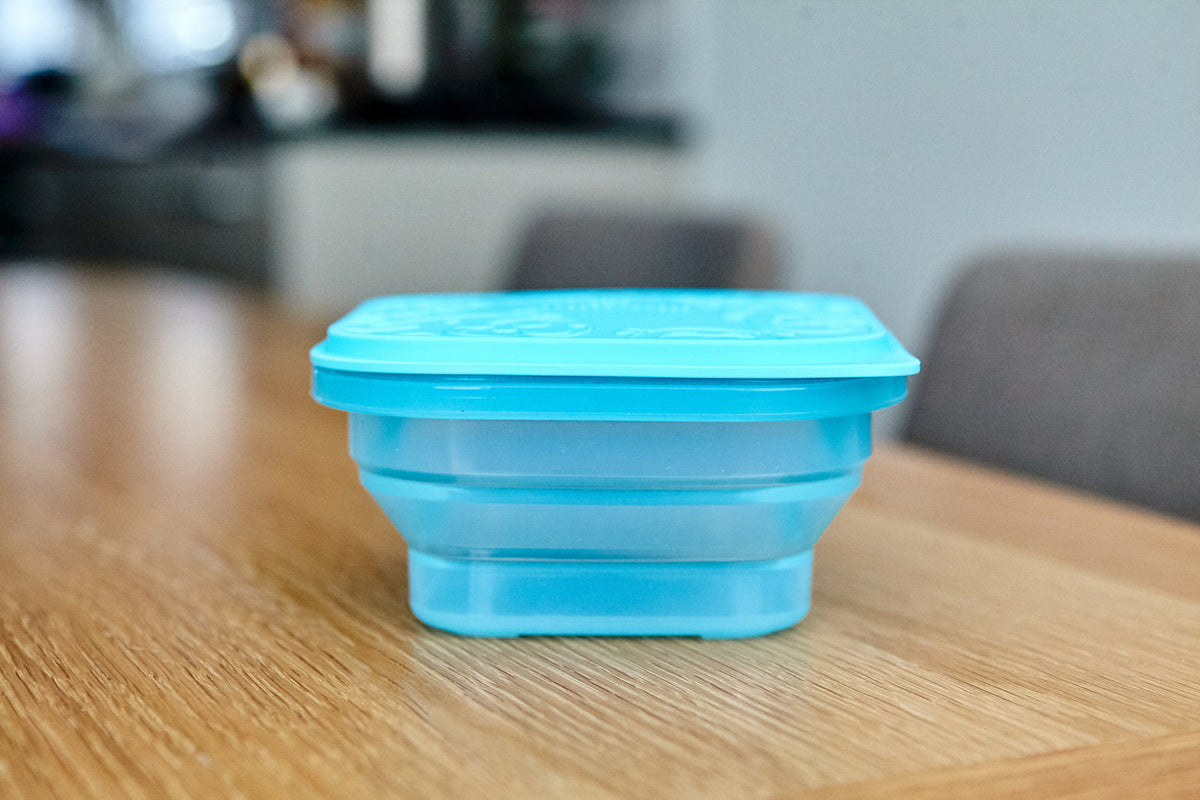 Marcus & Marcus Collapsible Snack Container Food Stroage Box w/Lid Silicone — image 4