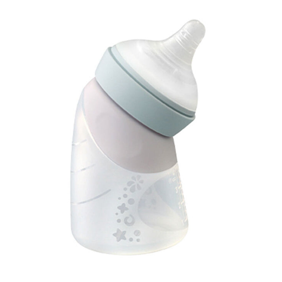 Marcus & Marcus Silicone Toddler/Children Angled Feeding Bottle/Spoon Green 6M+ — image 2