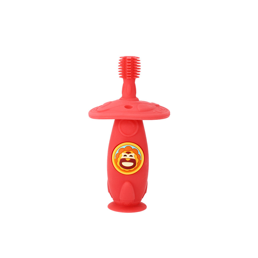 Marcus & Marcus Self Training 360 Silicone Kids Toothbrush Marcus Red 12m+ (2 Pack) — image 2