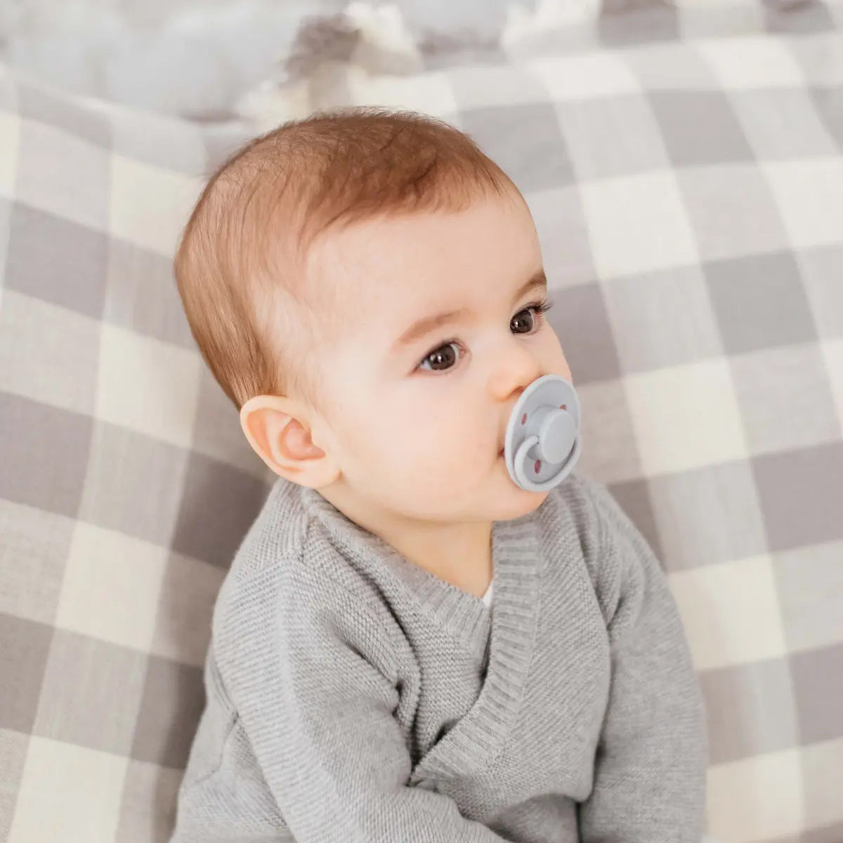 Mininor Baby/Infant Feeding Dummy Silicone Pacifier/Soother Heath Flower 6m+ (2 Pack) — image 4