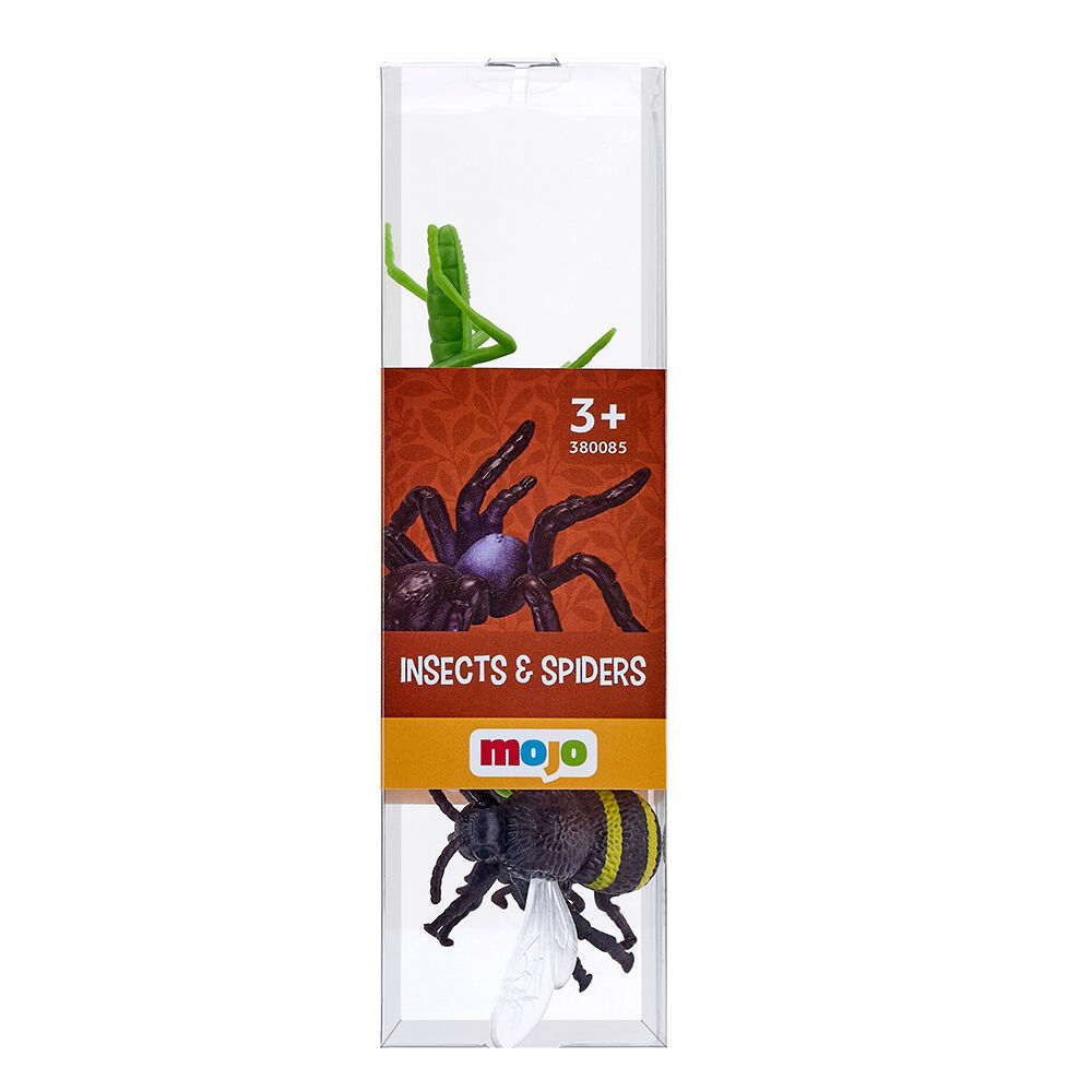 Mojo Insects & Spiders Animals Figure Kids Fun Playset Toy 3y+ Assorted (12 Pieces) — image 3