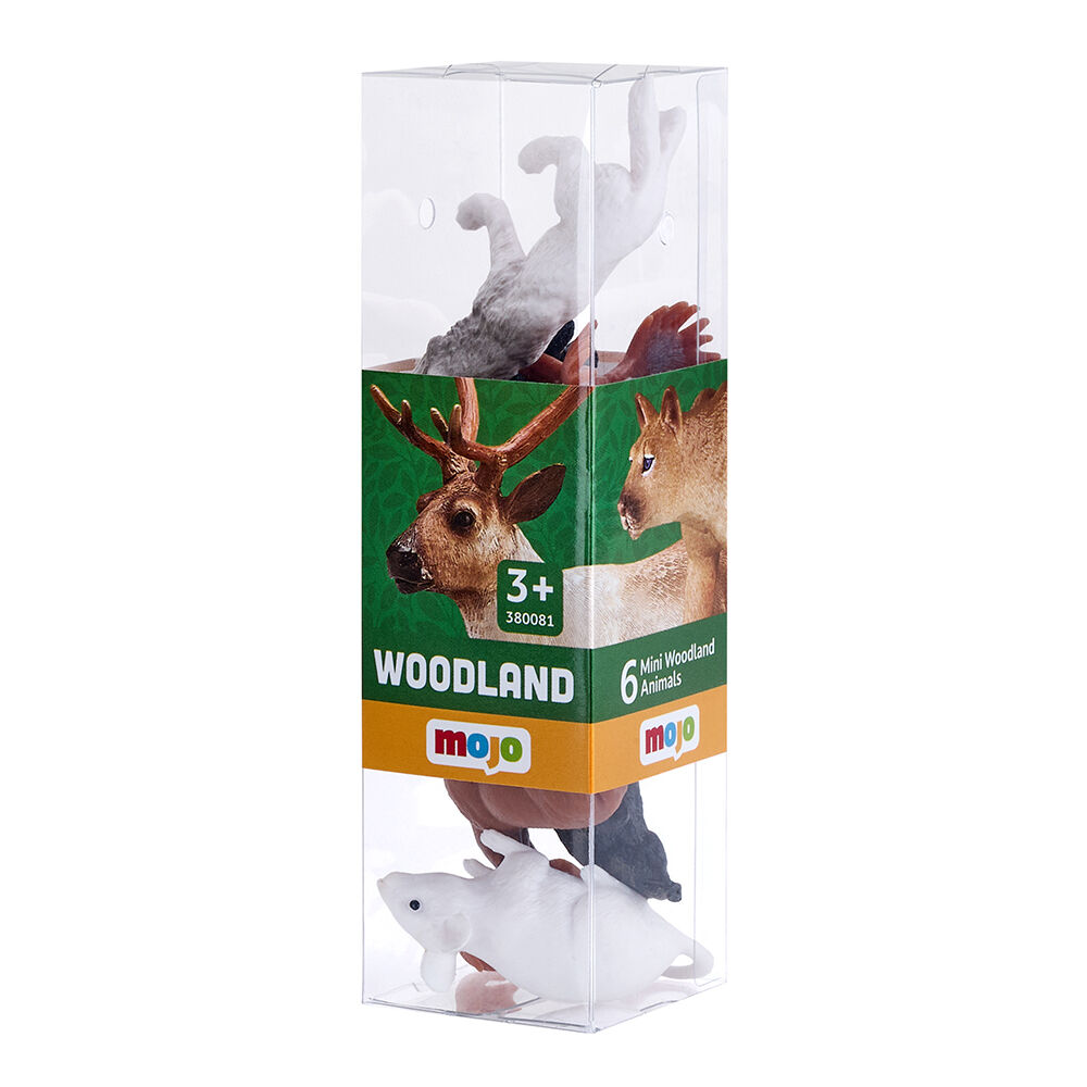Mojo Woodland Animal Figure Kids/Children Fun Playset Toy 3y+ Assorted (6 Pieces) — image 3