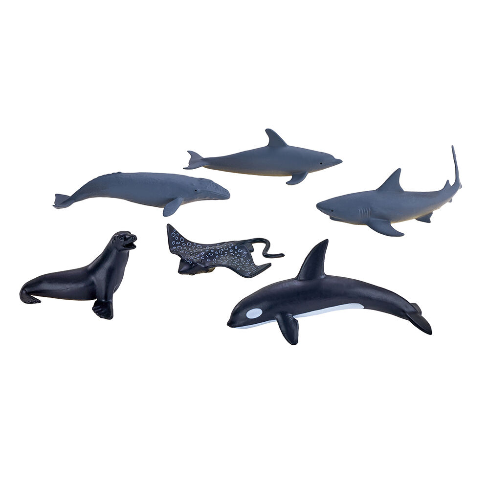 Mojo Sea Life Animal Figure Kids/Children Fun Playset Toy 3y+ Assorted (6 Pieces) — image 3