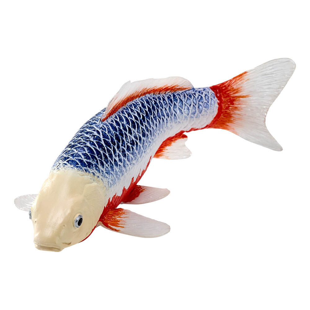 Mojo Koi Carp Asagi Koi 2025 Figurine Fish Sculpture Home Decor Blue/Red