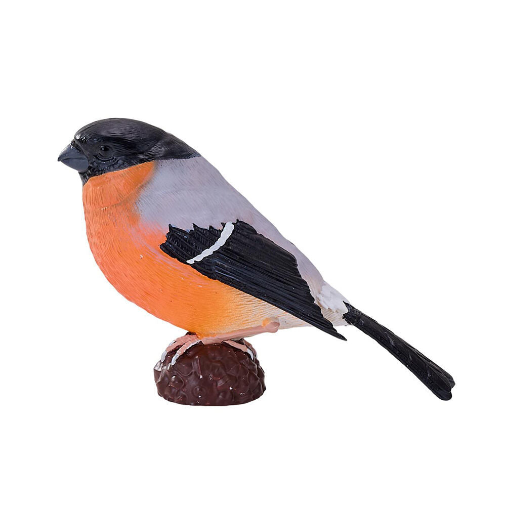 Mojo Bullfinch 2025 Figurine Bird Sculpture Home/Garden Decor Red/Black (2 Pack) — image 2