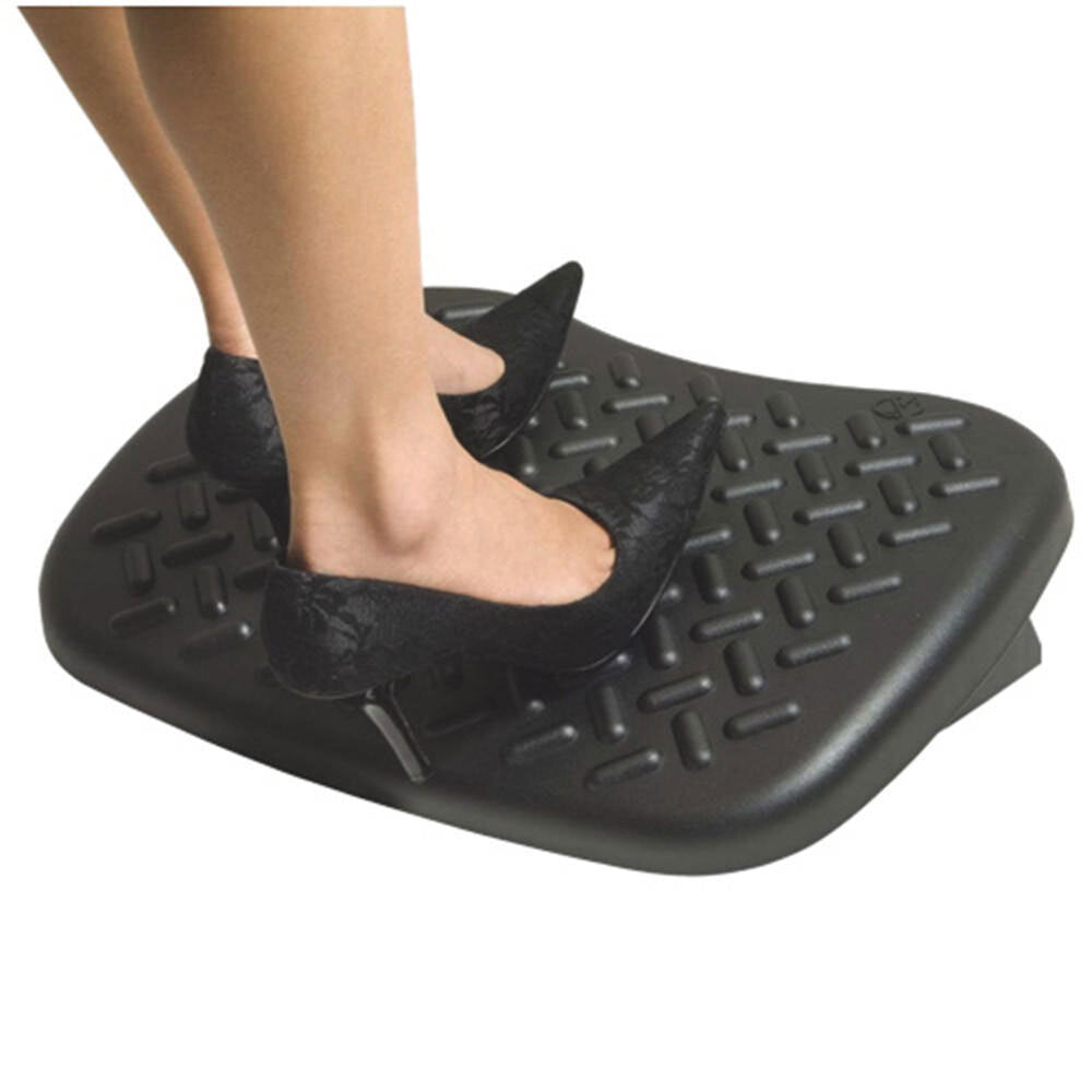 Dac Office/Home/Study Ultimate Self Adjustable Foot Rest/Support/Massager Black — image 3