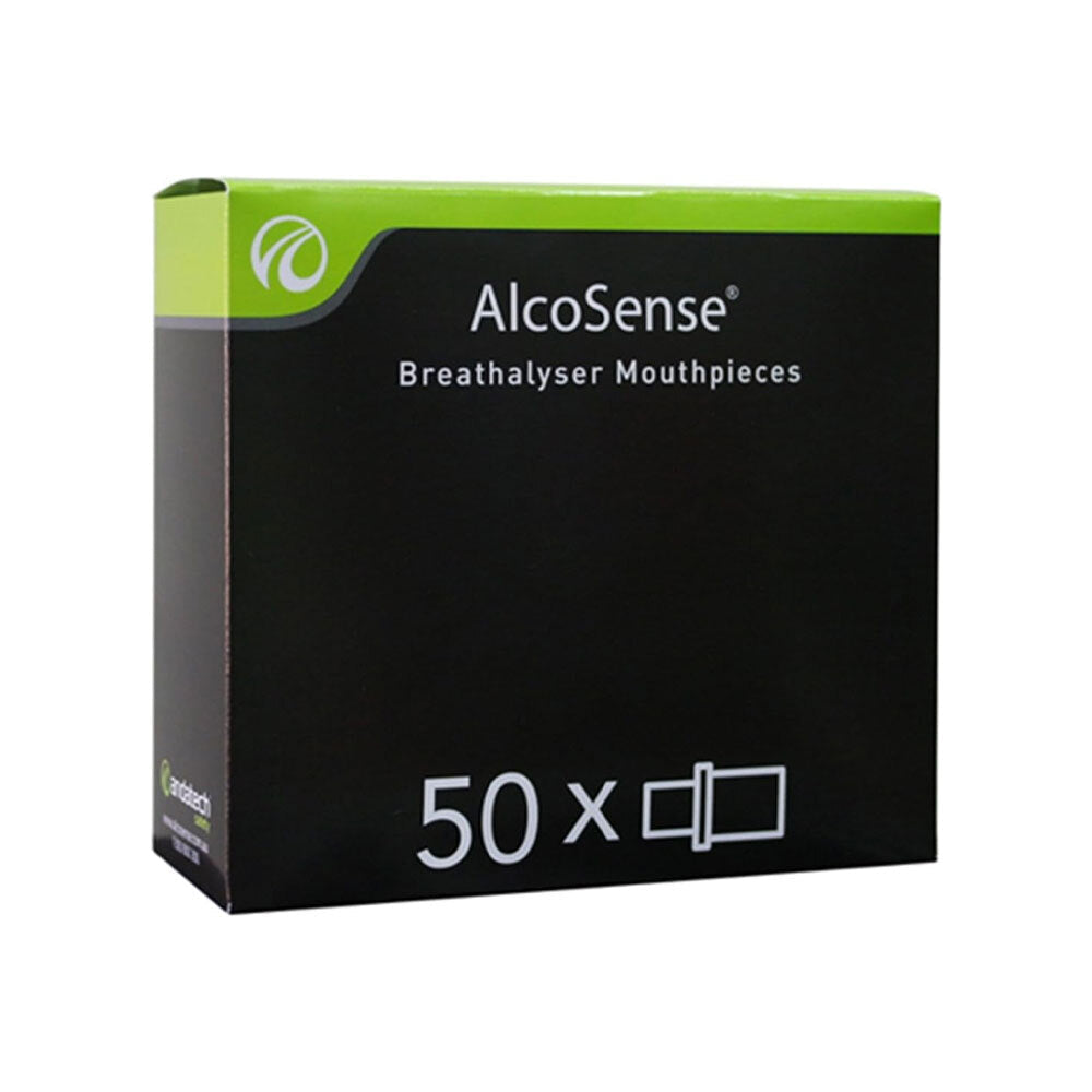 Alcosense Washable Breathalysers Mouthpieces (50 Pieces)