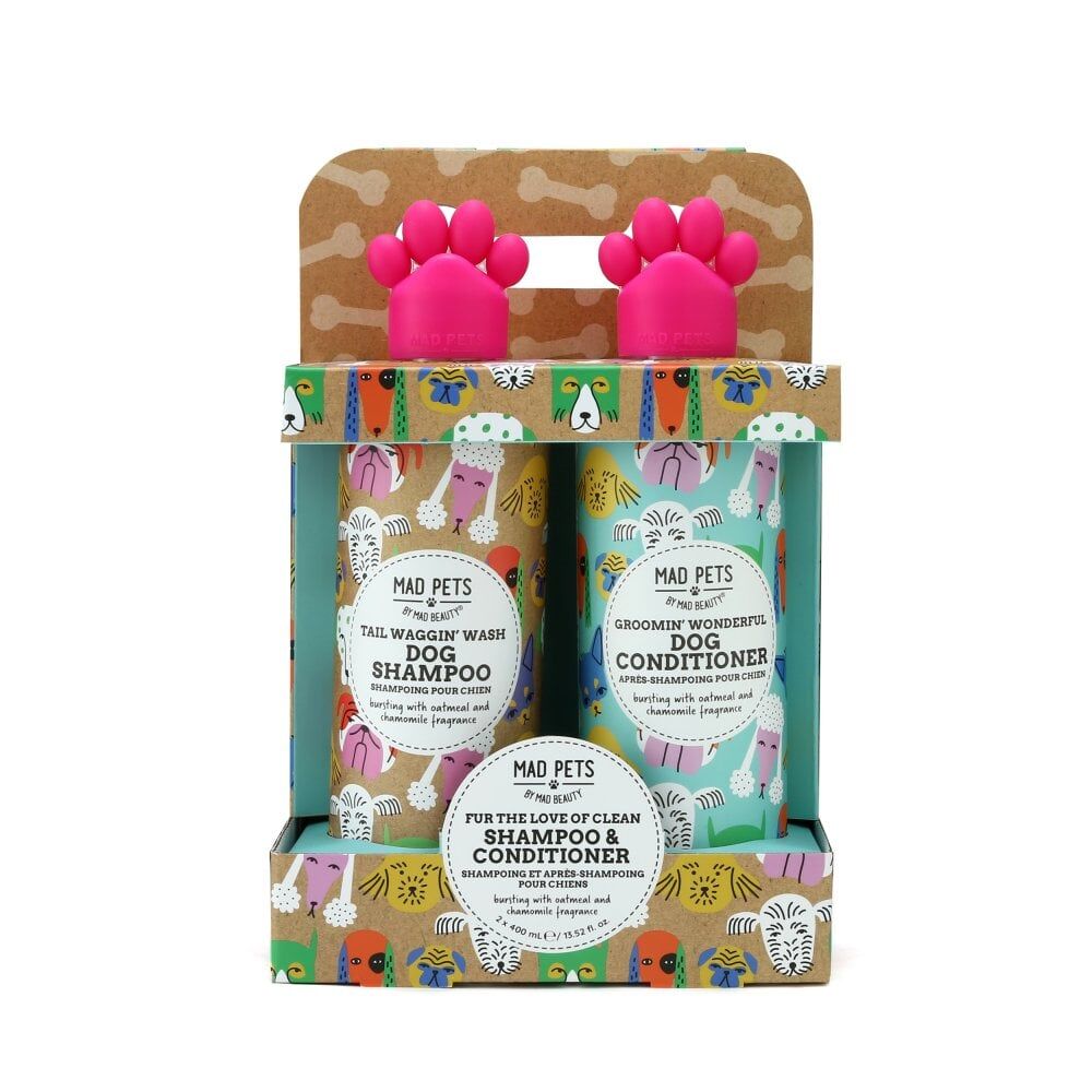 Mad Pets Dog Shampoo and Conditioner Duo 800ml Oatmeal & Chamomile (2 Pack) — image 2