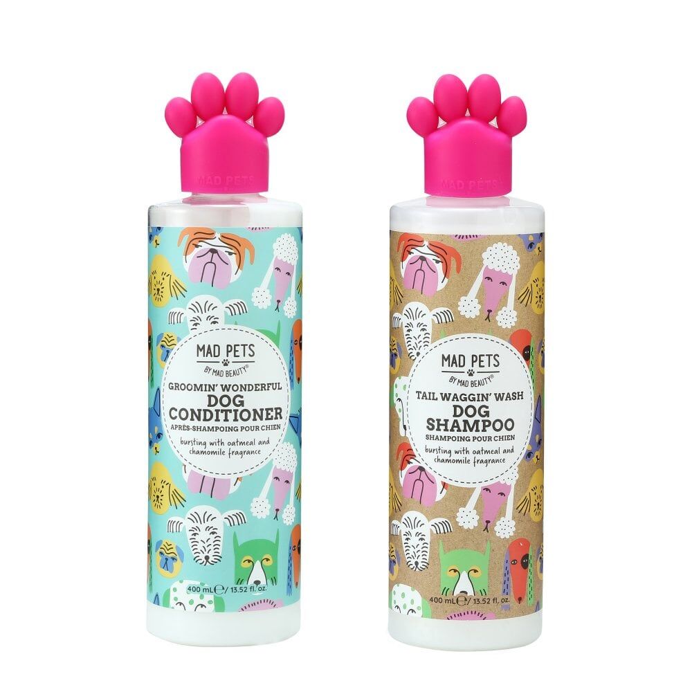 Mad Pets Dog Shampoo and Conditioner Duo 800ml Oatmeal & Chamomile (2 Pack) — image 3