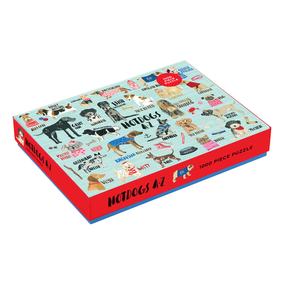 Mudpuppy Family Jigsaw Puzzle 69x51cm Hot Dogs Kids Play Game 6y+ (1000 Pieces)