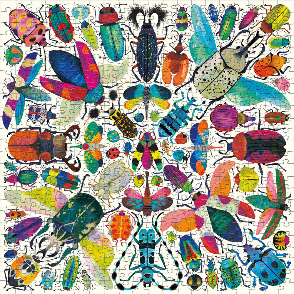 Mudpuppy Kids/Children Jigsaw Puzzle Toy 51x51cm Kaleido Beetle 8+ (500 Pieces) — image 3