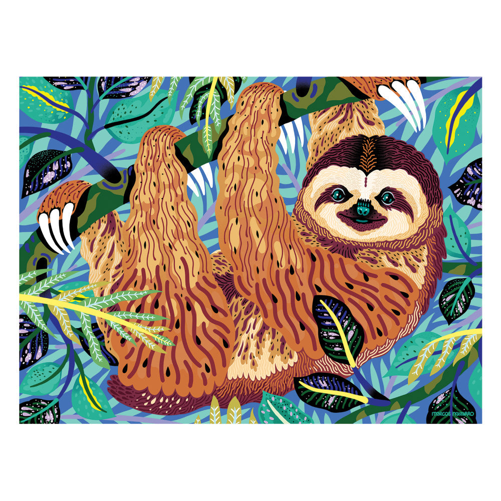 Mudpuppy Jigsaw Puzzle 61x46cm Pygmy Sloth Kids Educational Game 7y+ (300 Pieces) — image 2