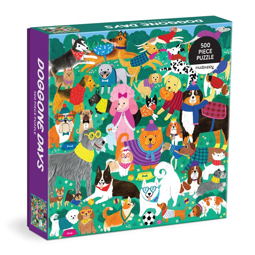Mudpuppy Kids/Children Jigsaw Puzzle Game Toy 51x51cm Doggone Days 8+ (500 Pieces)