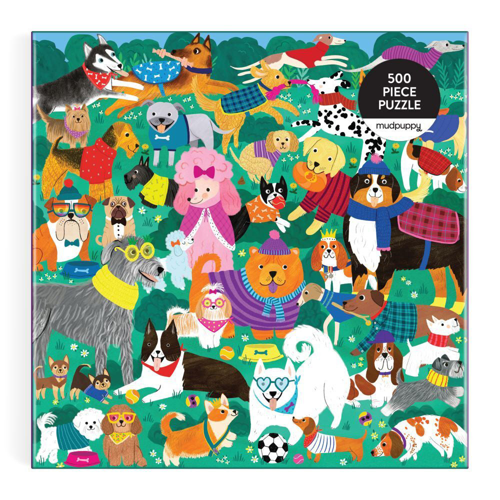 Mudpuppy Kids/Children Jigsaw Puzzle Game Toy 51x51cm Doggone Days 8+ (500 Pieces) — image 2