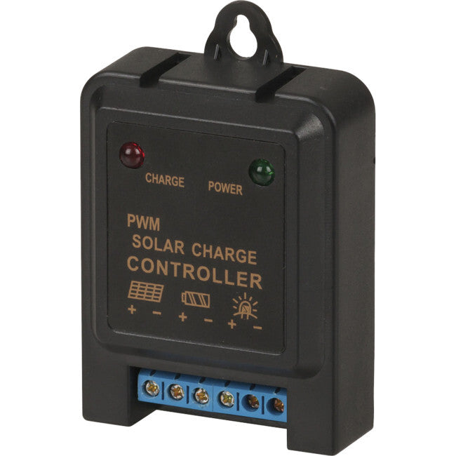 Powertech Miniature 12V 3A PWM Solar 3-Stage Charge Controller w/ Timer Control