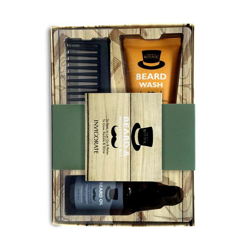 Men's Republic Beard & Moustache Care Facial Hair Grooming/Maintenance Kit — image 2