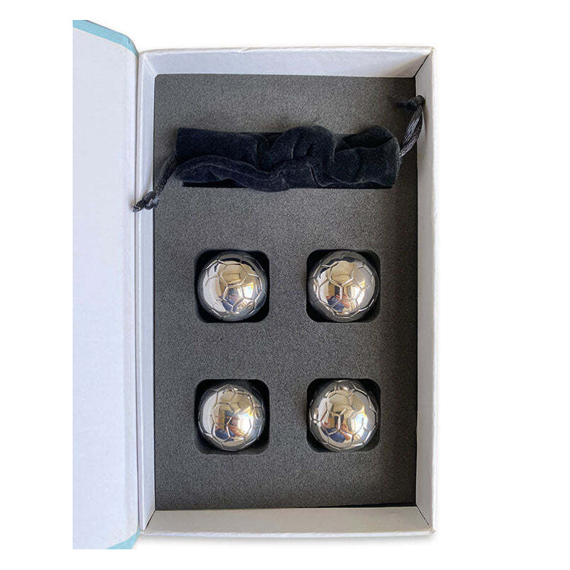 Men's Republic Novelty Funny Reusable Soccer Ball Cooling Ice Cubes Set (4 Pieces) — image 3