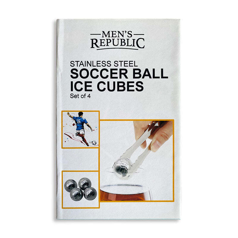 Men's Republic Novelty Funny Reusable Soccer Ball Cooling Ice Cubes Set (4 Pieces) — image 4