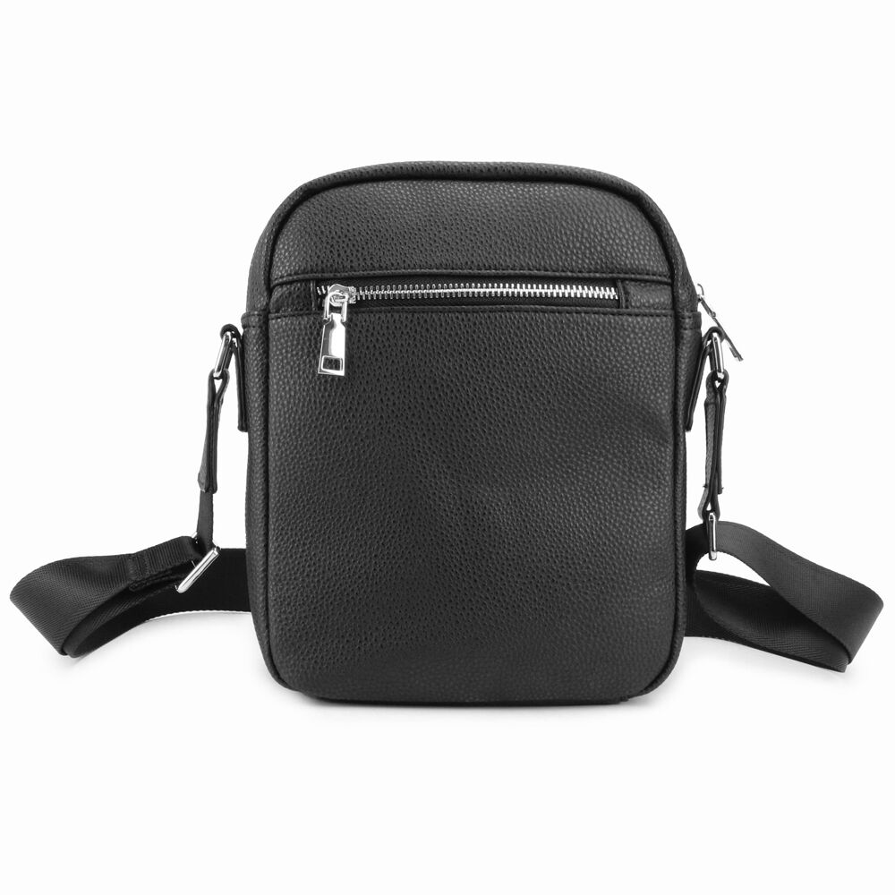 Men's Republic Men’s Republic Deluxe Stylish Cross Body Sleek Bag Sling/Travel - Black — image 4