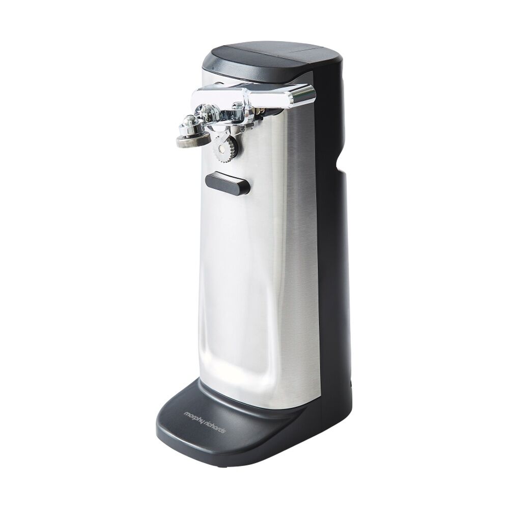 Morphy Richards Electric 3-in-1 Can Opener 50W S/S with Knife Sharpener - Silver — image 2