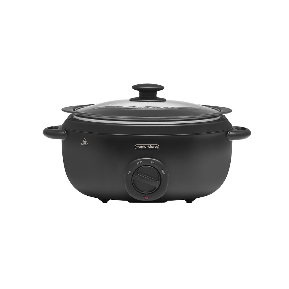 Morphy Richards 6.5L Sear & Stew Slow Cooker Home/Kitchen Appliance Matte Black