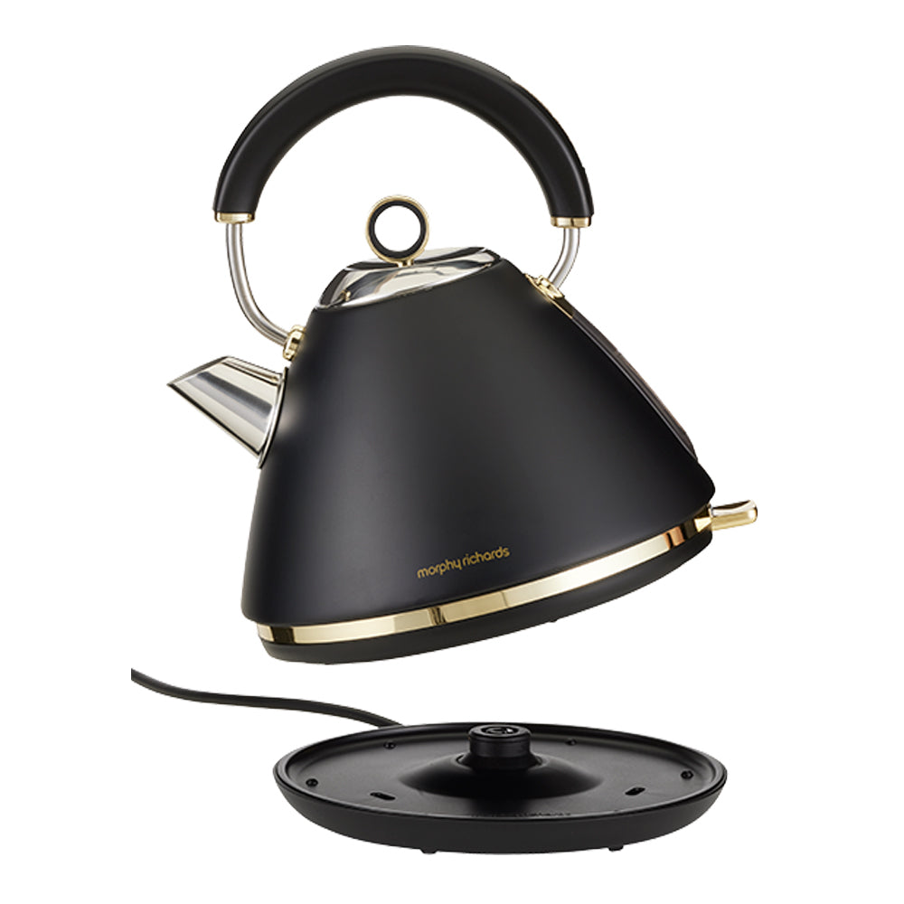 Morphy Richards Ascend 1.5L Electric Pyramid Kettle/Boiler 2200W Soft Gold/Black — image 4