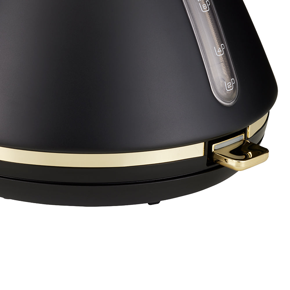 Morphy Richards Ascend 1.5L Electric Pyramid Kettle/Boiler 2200W Soft Gold/Black — image 3