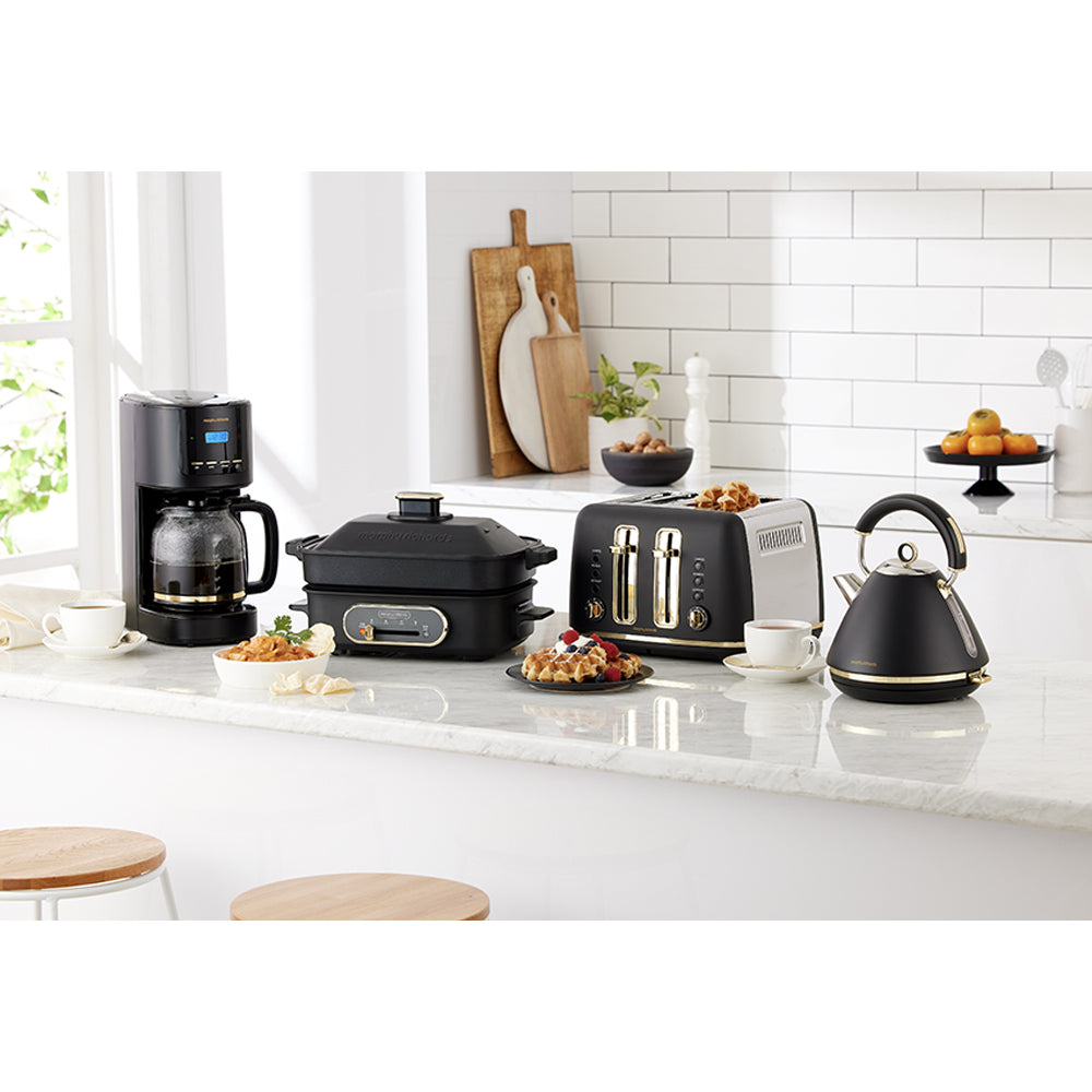 Morphy Richards Ascend 1.5L Electric Pyramid Kettle/Boiler 2200W Soft Gold/Black — image 7