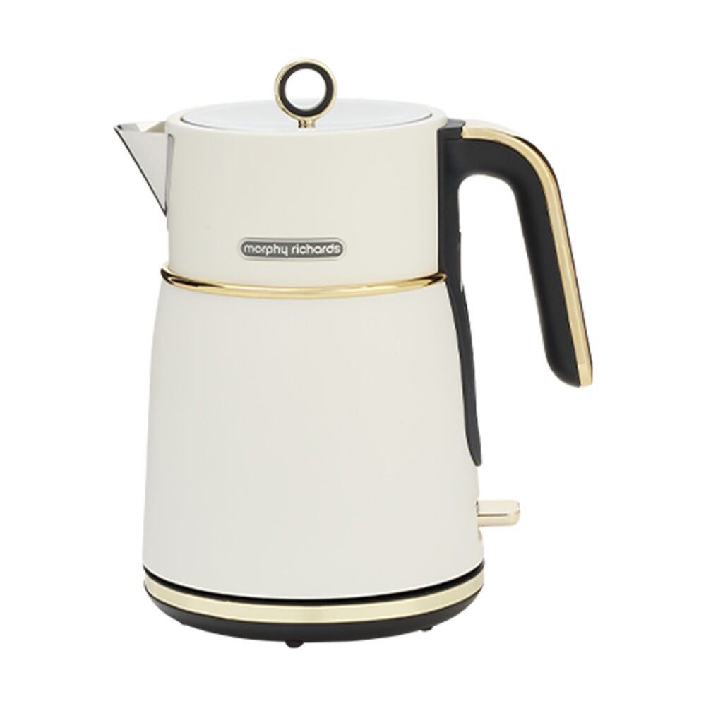 Morphy Richards Signature Soft Gold Kettle 2200W 360 Base 1.5 L - Matte White — image 2