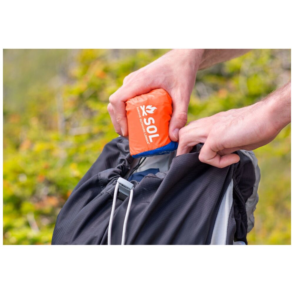 Sol Emergency Bivvy 90 Percent Heat Reflective Waterproof Rescue Whistle Orange — image 6