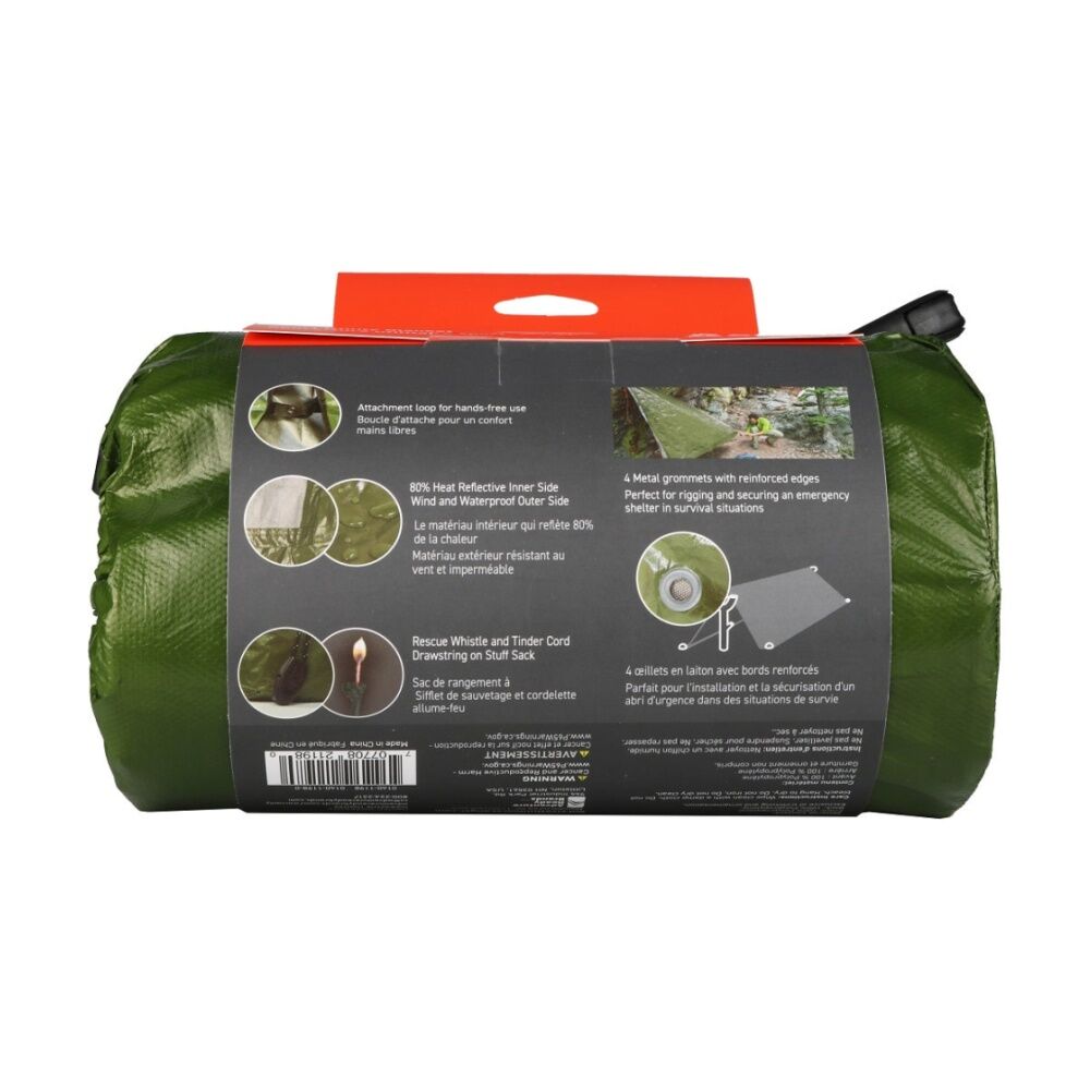 Sol Sport Utility Blanket Reflective Waterproof With Grommets Whistle 210x152cm — image 2