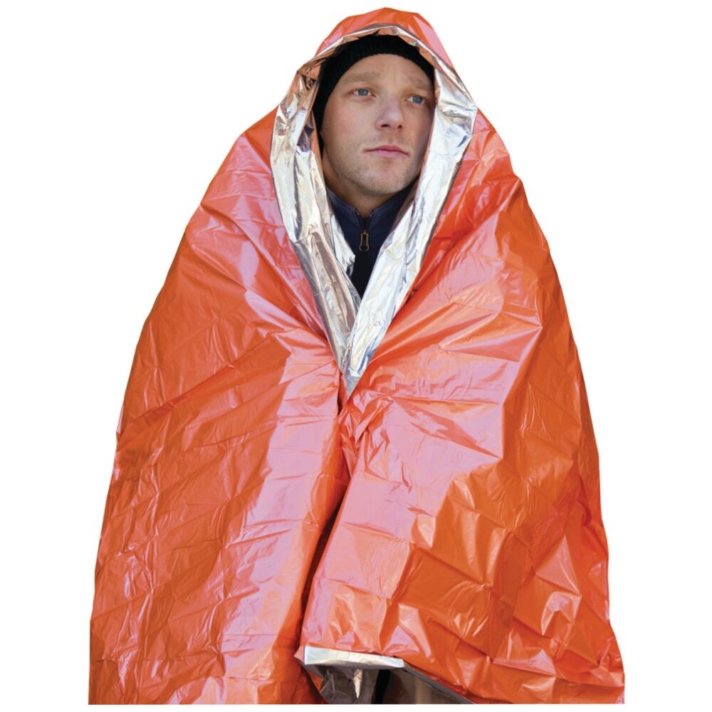 Sol Emergency Blanket Heat Reflective Tear Resistant Low Visibility 142x213cm — image 4