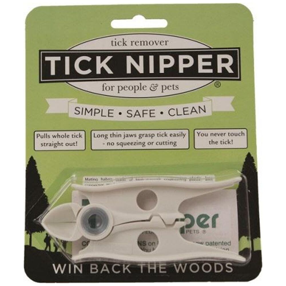 Amk Tick Nipper Remover Safe Easy Removal For Pets And People White