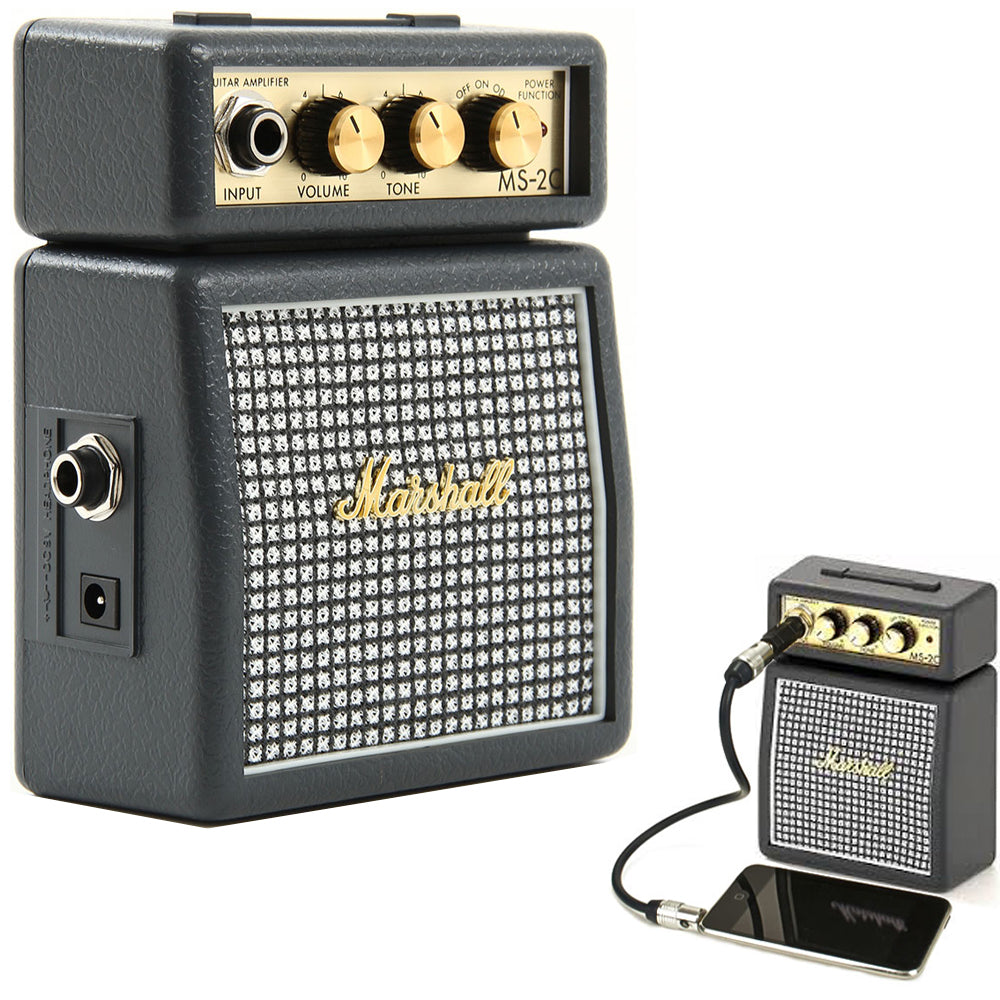 Marshall MS2C Classic Portable Micro Amplifier Amp Speaker for Electric Guitar