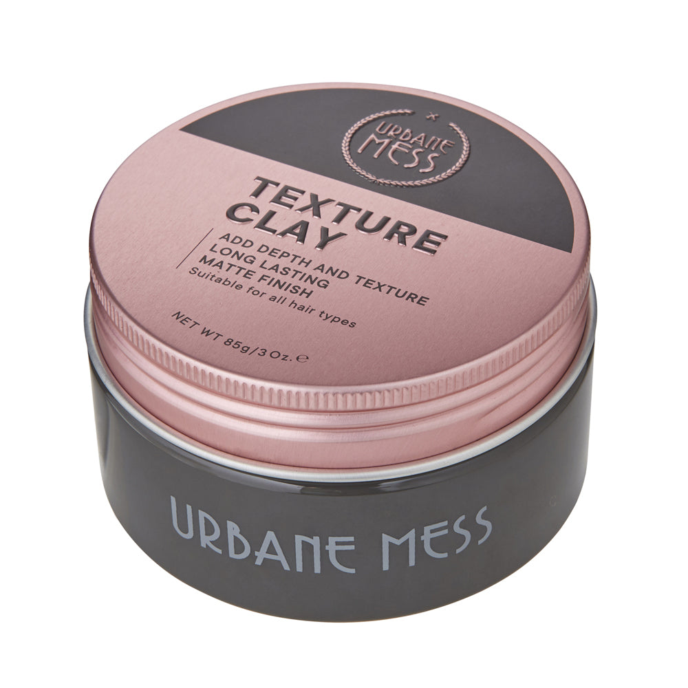 Urbane Mess Texture Clay 85G Hair Care/Styling Fashion Gel Strong Hold (3 Pack) — image 2